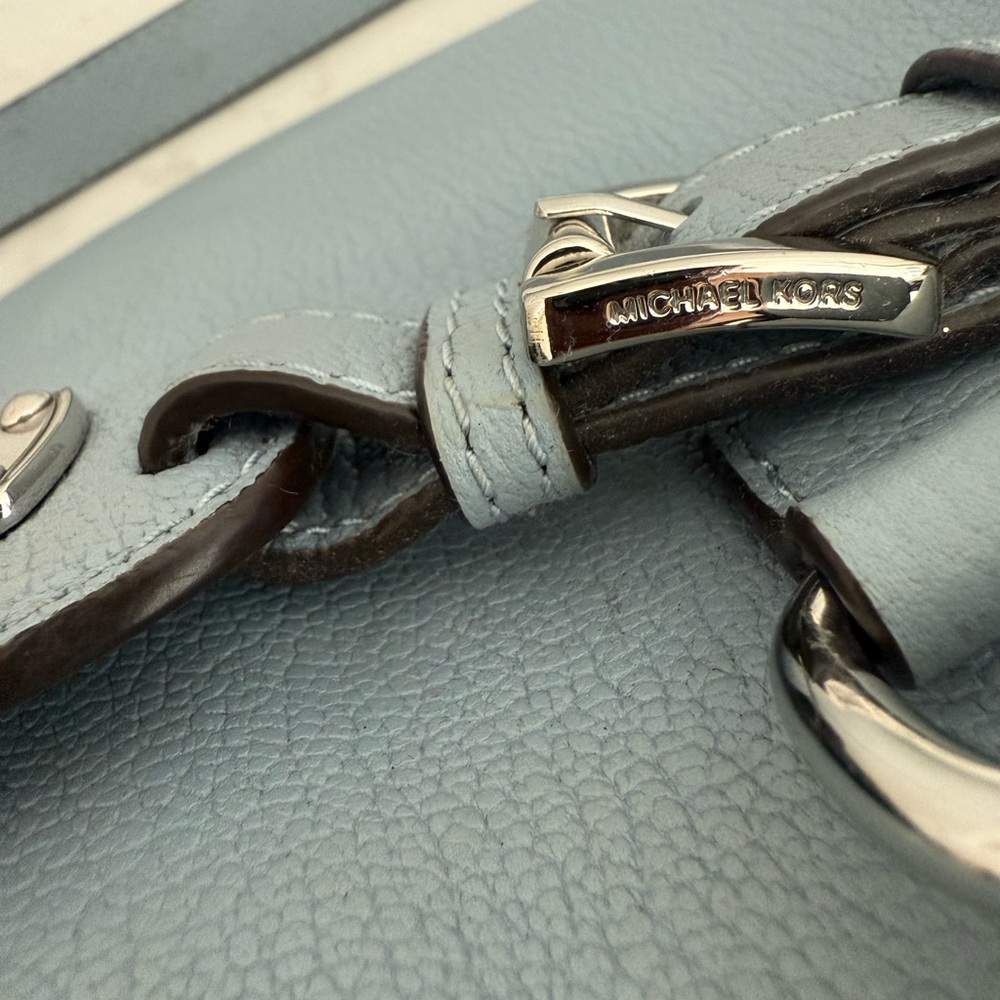 Michael Kors Sky Blue Satchel - Picture 11 of 16